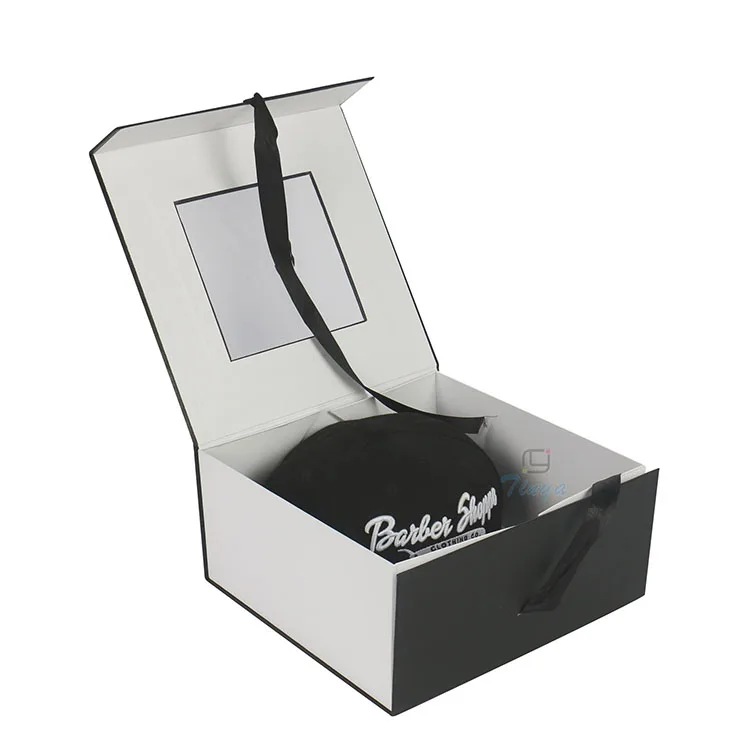 Customized Folding Black Hat Boxes Wholesale - Buy Black Hat Boxes