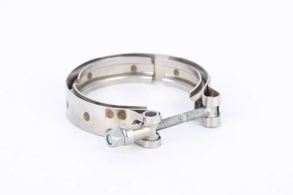 Metal Clamp 8" Stainless Steel Quick Release V Band Clamp Flange Kits,V