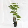 Specializes in making plastic trunk artificial taro plant and trees