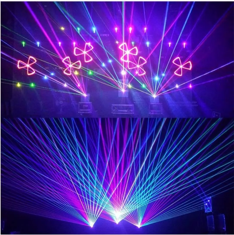 3w Rgb Laser Disco Text Sky Laser Light Projector Rainbow Animation