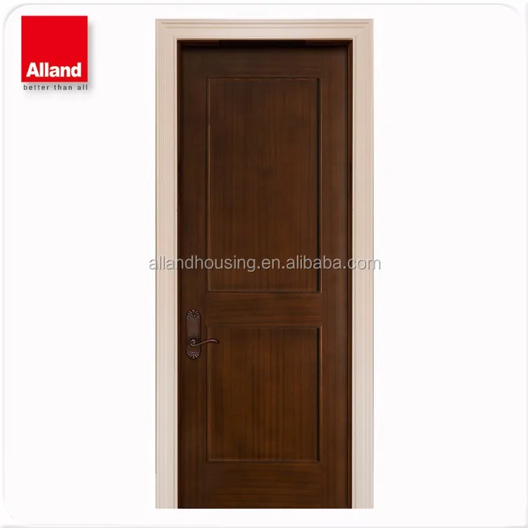 Dark Stained Brown Interior Oak Veneer Bedroom Door For Hotel - Buy Oak ...