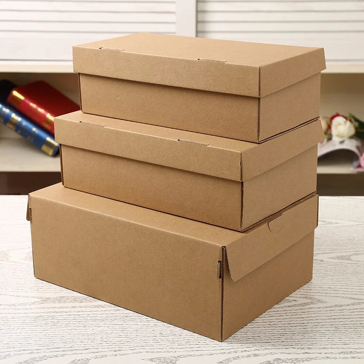 Wholesale Eco Friendly Kraft Paper Shoe Box Buy Cardboard Shoe Box