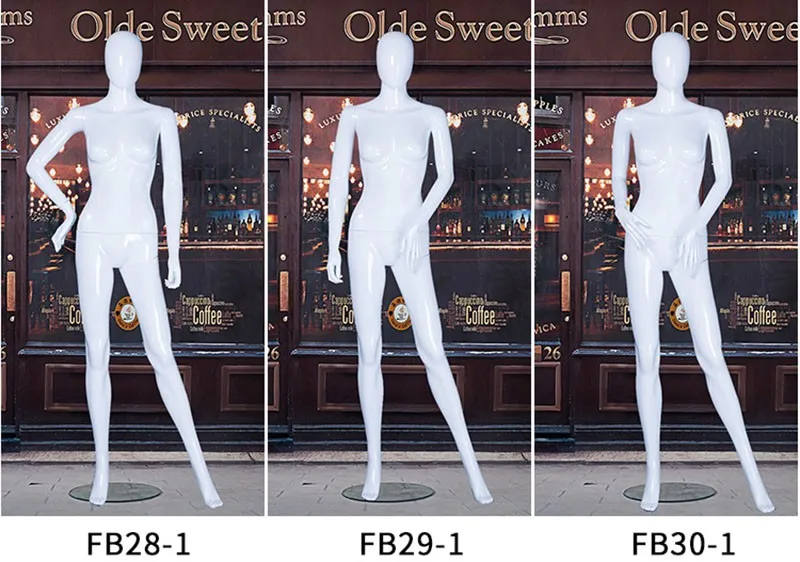Xinji Manufacturer Fashion Bright White Female Full Body Mannequins