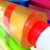 2017 Hot Sale green colored super clear PVC film roll