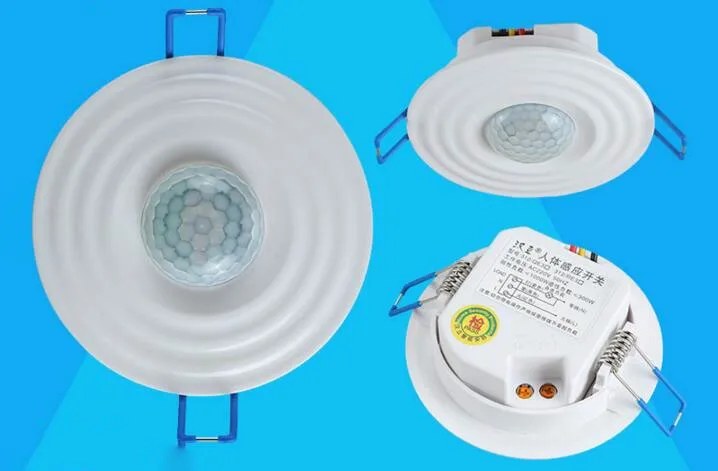Ceiling Mounted Pir Motion Sensor Switch 360 Degrees Ac