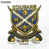 Wholesale custom embroidery soccer patch, iron on clothing patches for football team