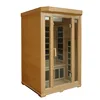 Sauna / Good quality hemlock carbon heater 2 person Controls Weight sauna