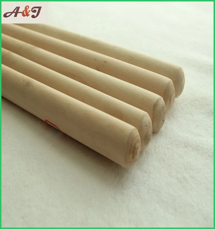Best Quality Natural Wooden Broom Stick With Italian Thread Buy