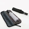 Super Star Of Travel 10k three fold black shaft With auto handle And waterproof case umbrella