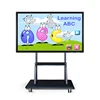 55" 65 inch school interactive whiteboard touch all-in-one PC Win10/Android smart board for kids school