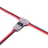 transparent Peel-free cable led t connector