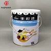 18 l metal drum for marble adhesive 18L tinplate bucket open head 18 liters paint can with lug lid