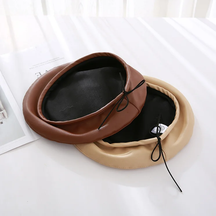 leather beret  (3)