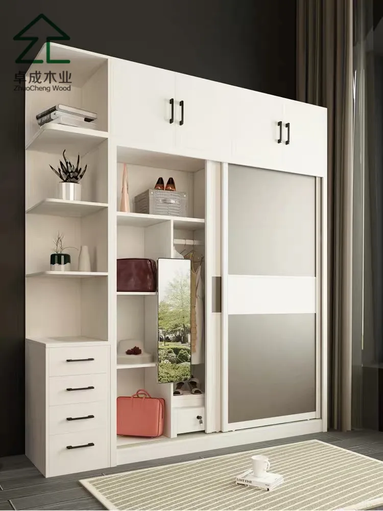 China Wholesale Bedroom Furniture Modern Design Four Panels Sliding ...