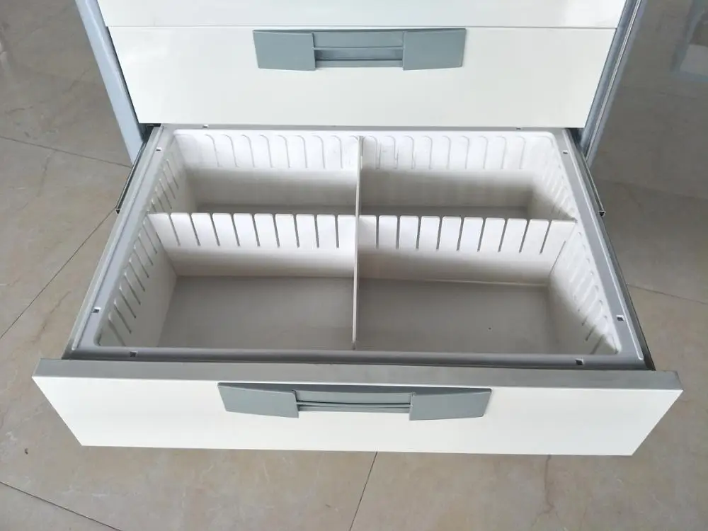 hospital furniture ABS plastic medicine nursing trolley