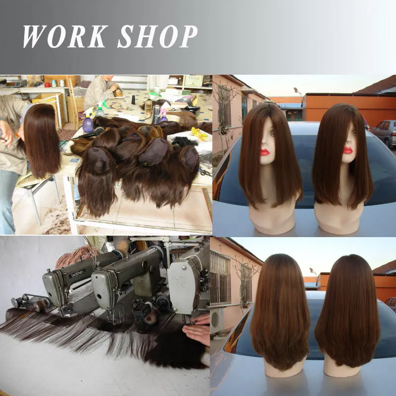 18 Inch 8/10/16 Top Quality Jewish Wig Factory Wholesale Price