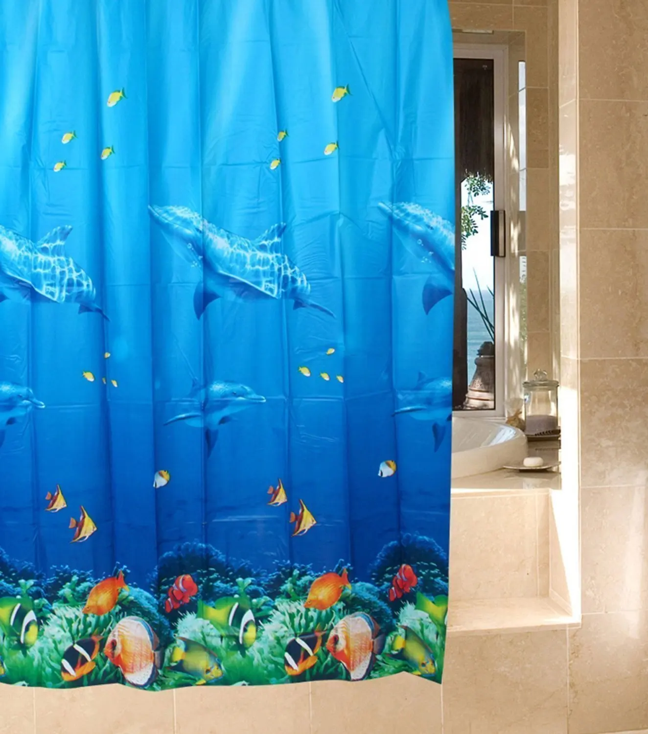 Cheap Tropical Fish Shower Curtain, find Tropical Fish Shower Curtain