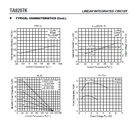 Ta8207k схема подключения