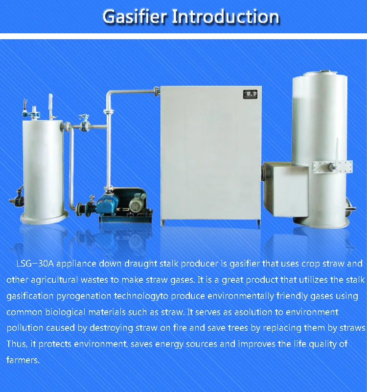 Biomass gasifier/gasification system/Syngas Gasifier