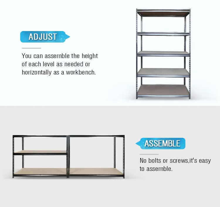 Z Beam Adjustable Slotted Tier Iron Lamination Chrome Metal Welded