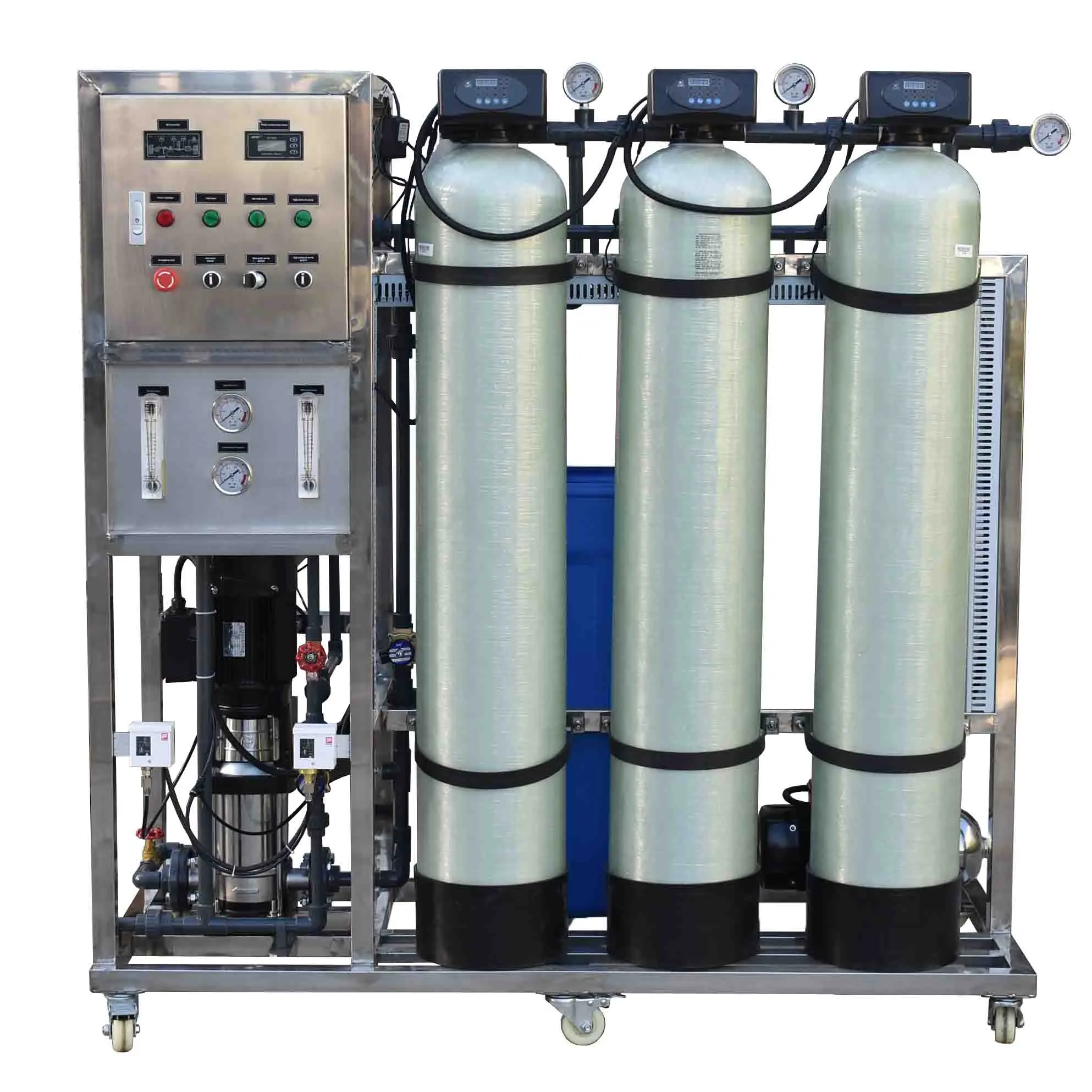 250lph 1500gpd Small Capacity Industrial Reverse Osmosis Water ...