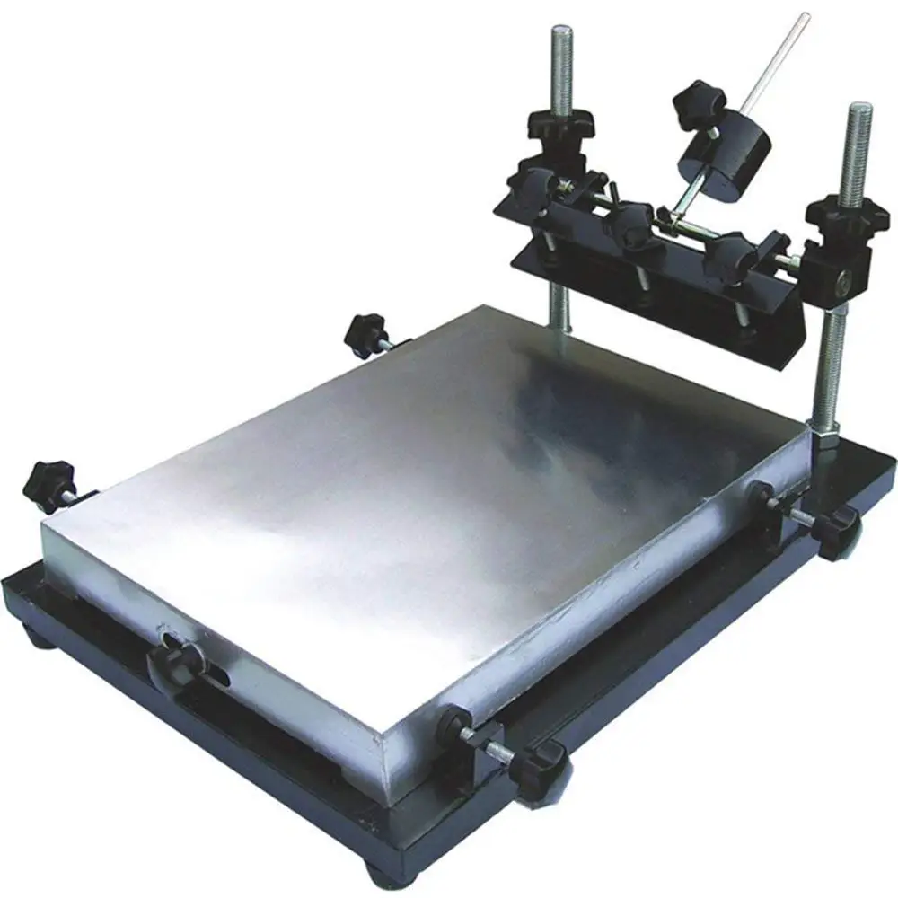 Buy CGOLDENWALL Screen Printing Table Manual SMT Solder Paste Print Table Screen Printer 
