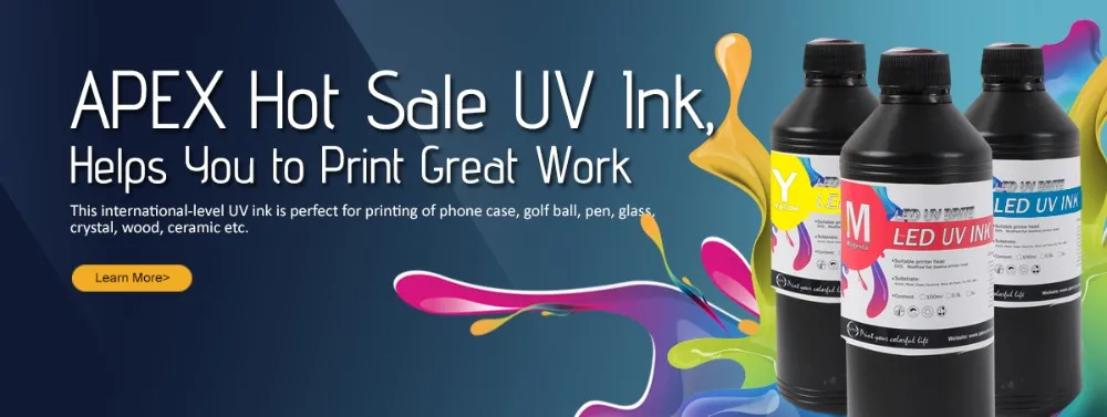 5 colors uv led curable ink perfect for uv printer