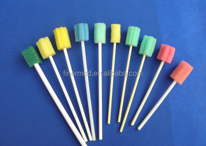 Oral Cavity Cleaning Medical Sponge Stick