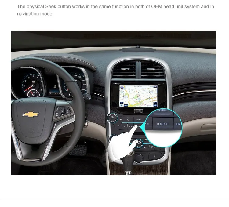 Discount Multimedia Navigation Interface for GMC TERRAIN/Chevrolet Malibu and Camaro with HDMI and factory UI 9