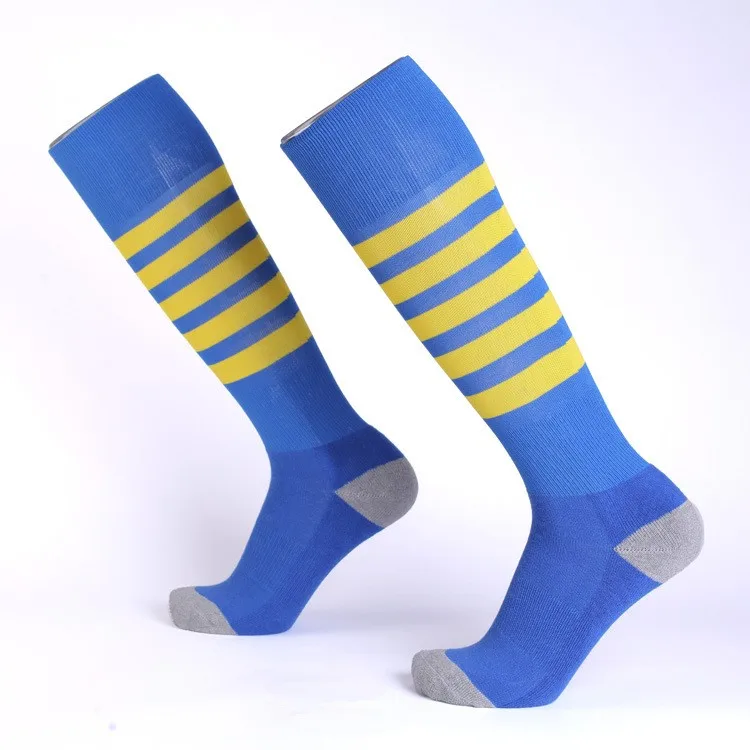 Wholesale Professional Red Yellow Soccer Socks In Nylon Material Buy