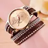 new product long belt around 3 laps quartz watch ladies chain watch