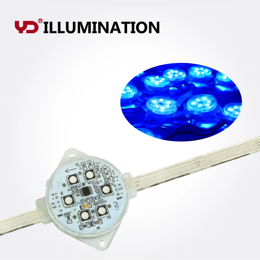 
programmable rgb led pixel lights tls3001for cable stayed bridge lighting 