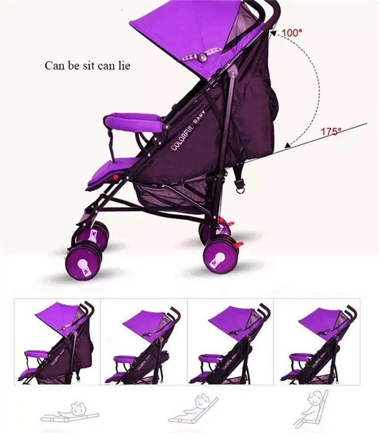 New Model Baby Stroller 3 In 1 Baby Carrier With Adjustable Handle And