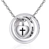 Stainless Steel Celtic Cross Cremation Jewelry Keepsake Memorial Ash Urn Necklace- Choose from 7 Styles