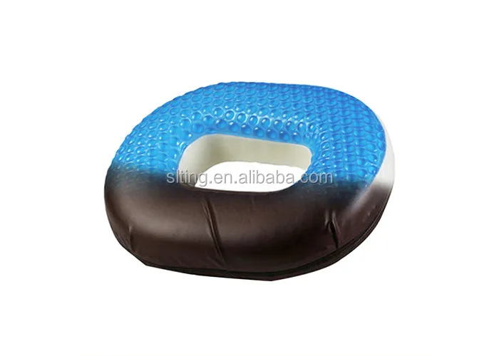 Oval Square Portable Gel Seat Cushion Donut Pillow For Hemorrhoids
