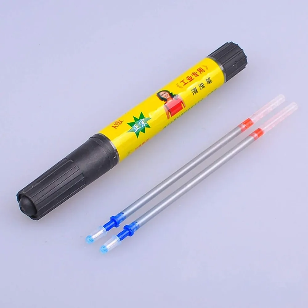 100pcs Leather Silver Line Painting Pen Silver Refill Pen White+cleaning Pen Tool Buy Silver