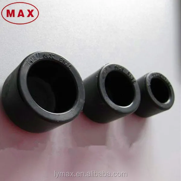 round black plastic end caps