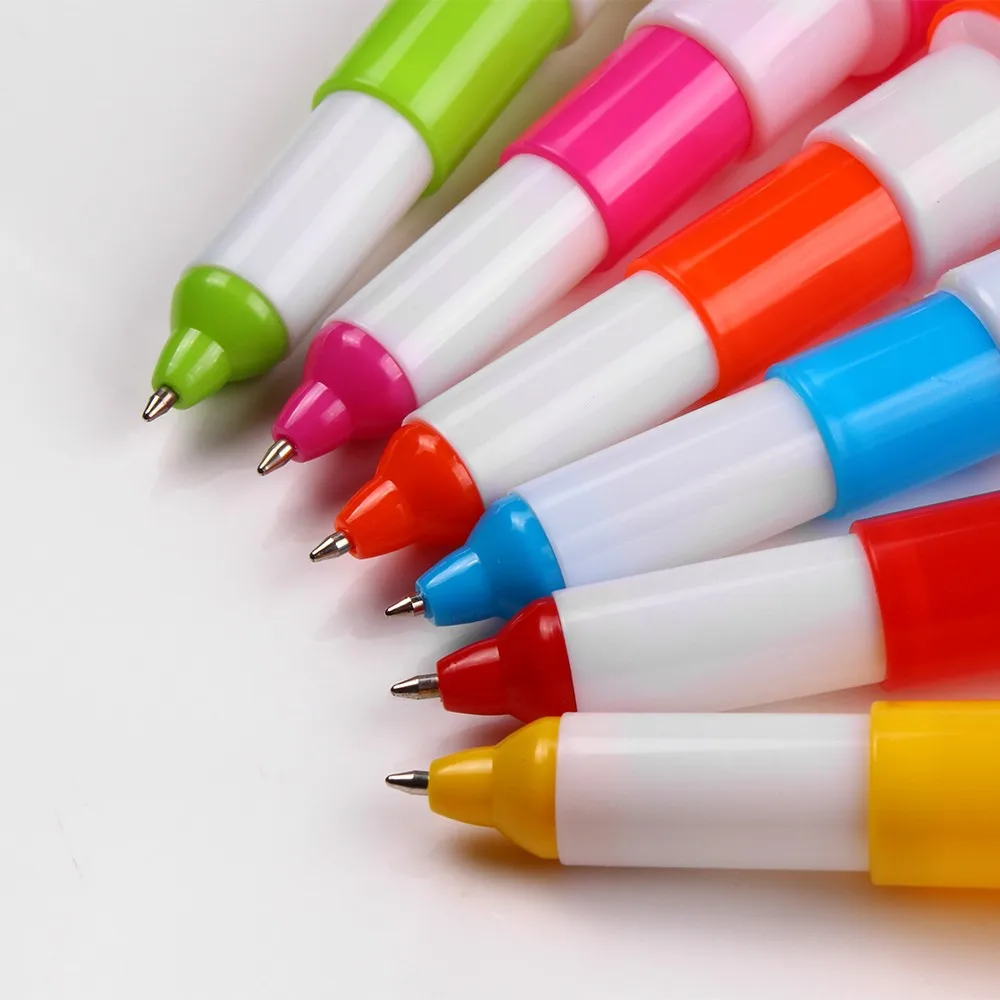 Cute Kawaii Retractable Pill Pen Gift - Ballpoint Capsule Vitamin Pen