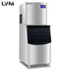 LVNI commercial clear big 100kg 200kg 300kg 1000kg tube bullet block bar ice cube maker making machine with compressor
