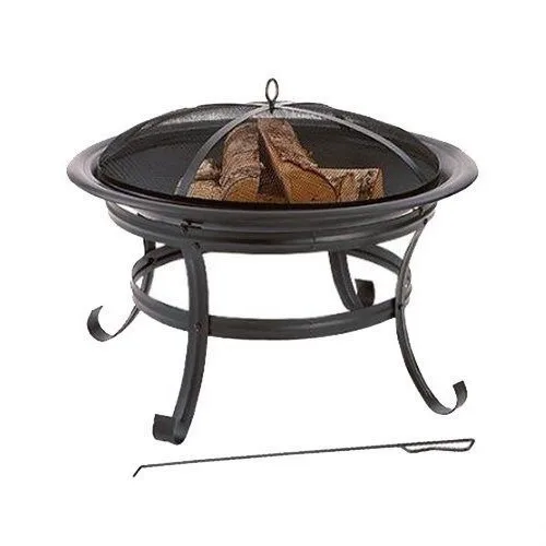 Four Seasons Courtyard Steel 30-inch Round Brazier In - Buy Brazier In ...