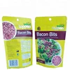 aluminium foil stand up circle hole salad dressing packets