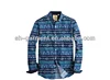 mens /boys cotton brushed flannel printed lined long sleeve shirt