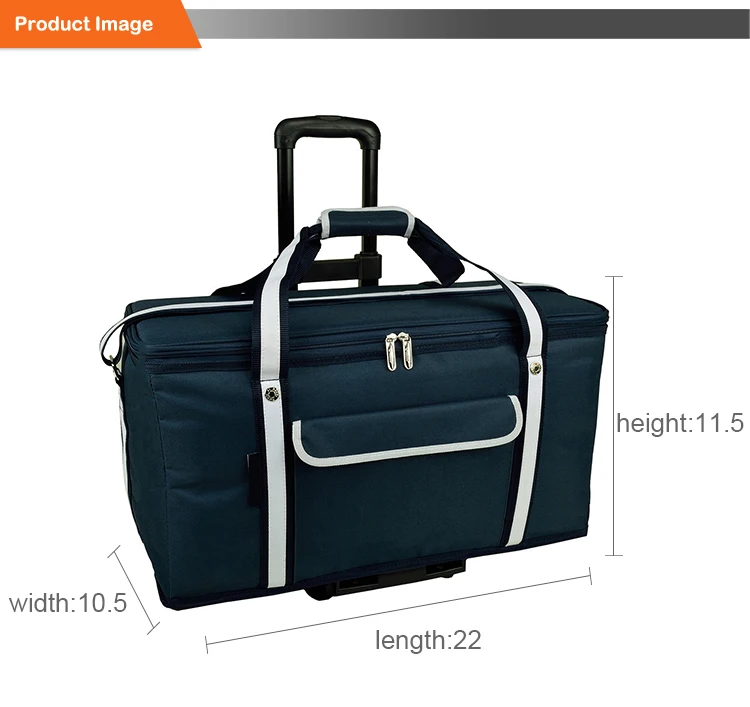 wheeled picnic cooler bag