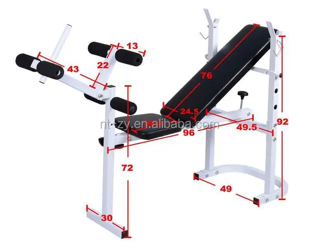 Barbell Deluxe Standard Weight Bench Foldable Buy Deluxe