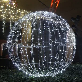 Large Outdoor Big Christmas Balls Lights For Street Street Decoration ...