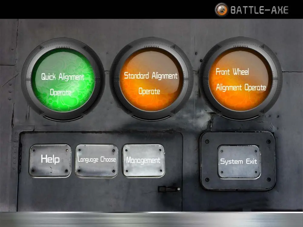 Auto Garage Tools Manual Wheel Alignment Equipment With Turntables