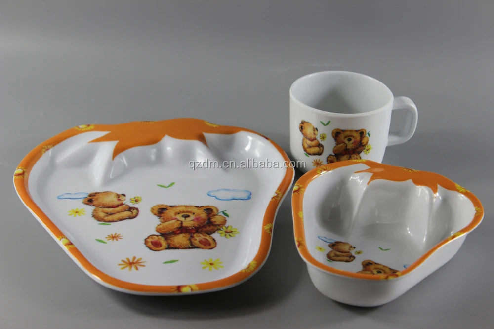 Strawberry Melamine Dinner Sets For Babies