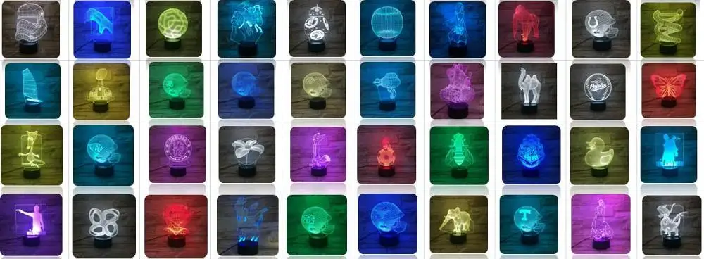  Led  Modern Musical Note Acrylic Night Light 3d Visual 