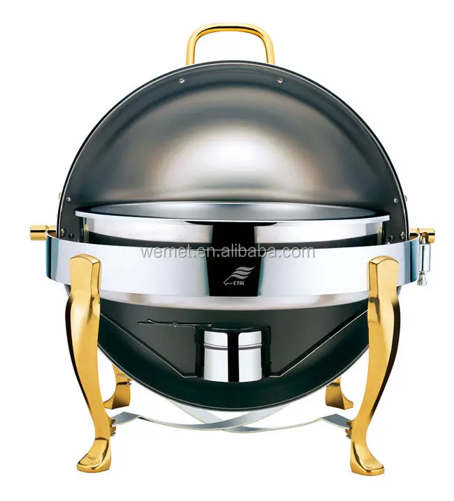 Goldplated Round Dome Chafing Dish Buy Goldplated Chafing Dish