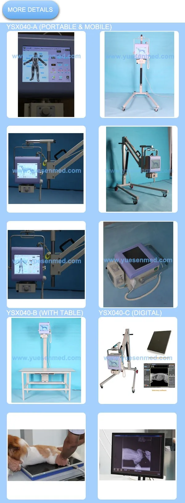 02 More Details for Portable and mobile digital x ray machine YSX040-A YSX040-B YSX040-C